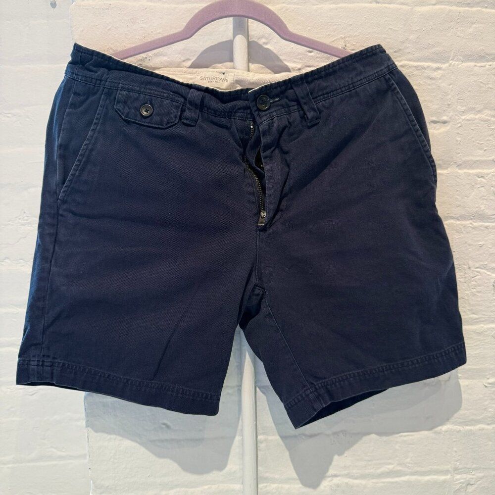 Saturdays NYC Blue Men's Shorts Small / 31